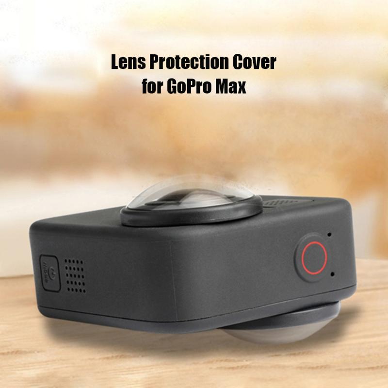 Tapa protectora para lente de cámara, funda antiarañazos para GoPro Max, accesorios para cámara de acción, 2 uds.