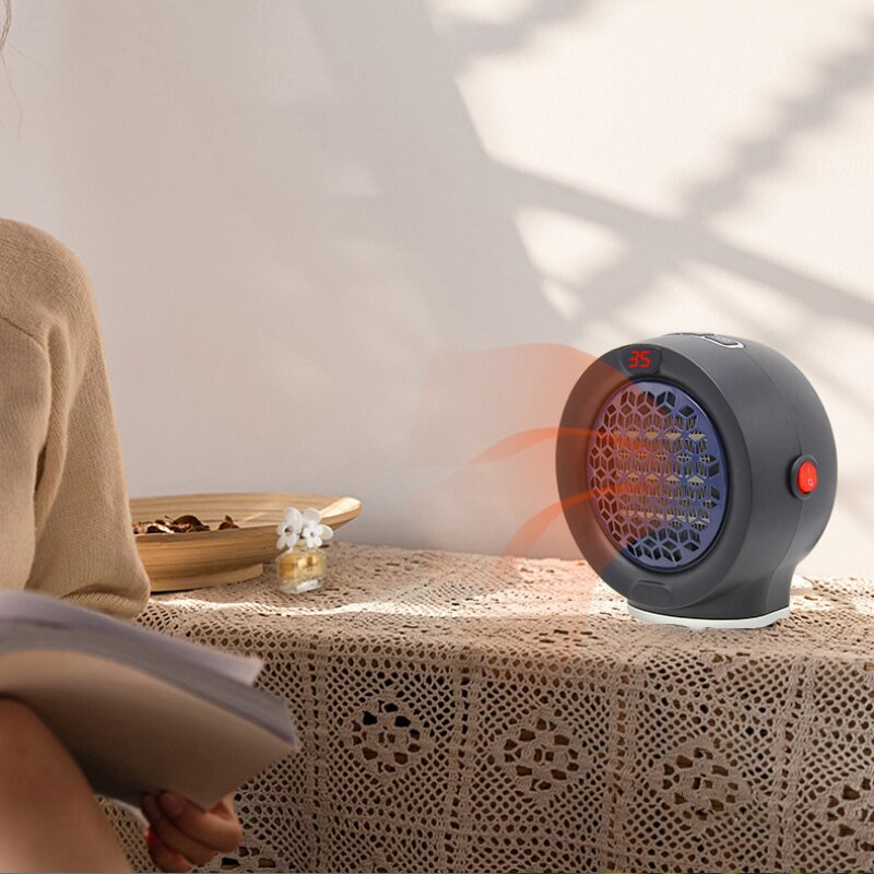 900W Mini Portable Electric Heater Desktop Handy Heating Stove Radiator Warmer Machine For Home Office US/UK/EU/AU Plug