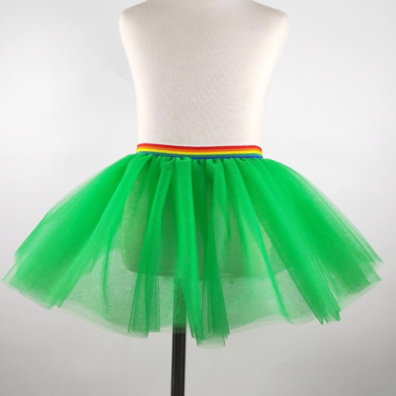 Orange skirt Baby Girls Tutu Skirt Ballerina Pettiskirt Fluffy Children Ballet Skirts Party Dance Princess Girl Tulle clothes