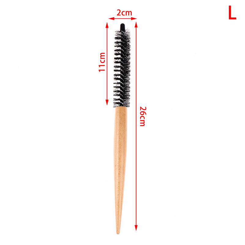 1pcs Hair Curling Brush Hair Makeup Comb For Hairdrerssing Tool Small Hair Round Brush Salon Supplies Short Hair Styling Comb: L