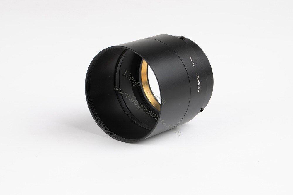 Adapter Tube 72mm Filter Adapter Tube Zoom Lens for Nikon CoolPix P510 P520