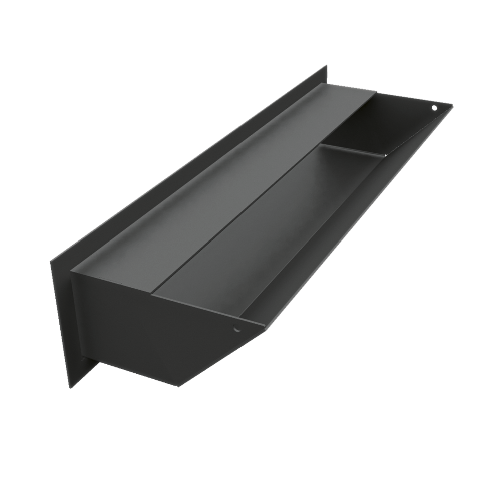 fireplace grille Grids - LUFT black 9x40 - from producer kratki