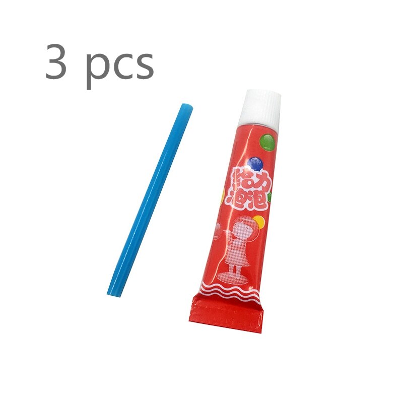 3/5/10pcs Blowing Bubbles Novelty Toy Bubble Gum Toy Blowing Bubbles: 3 pcs