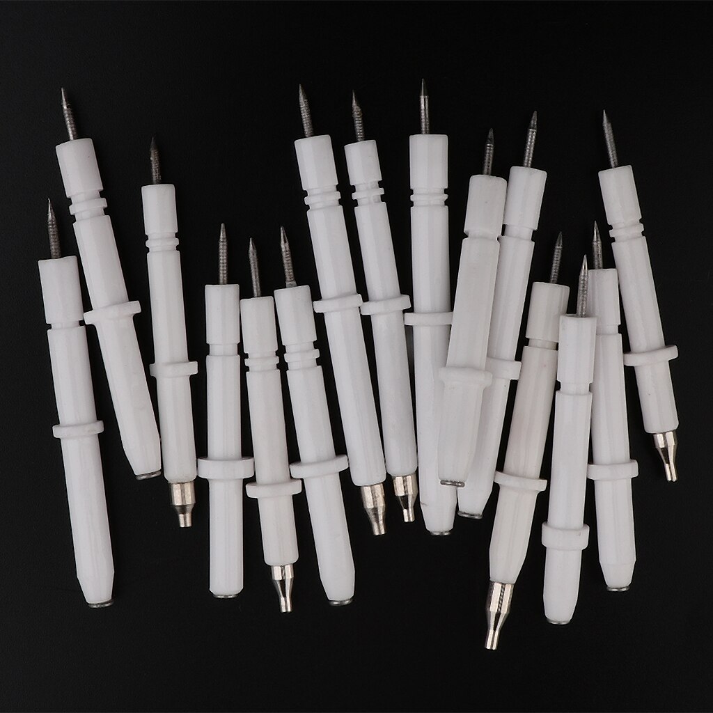 15pcs Gas Stove Ceramic Ignition Sensor Needle Set, Gas Stoves Parts Furnace Ignition Needle-57mm-76mm