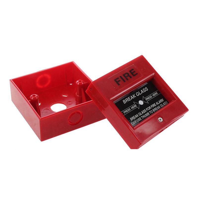 AC 250V/12V DC 12V Resettable Manual Call Point Fire Alarm Pull Station