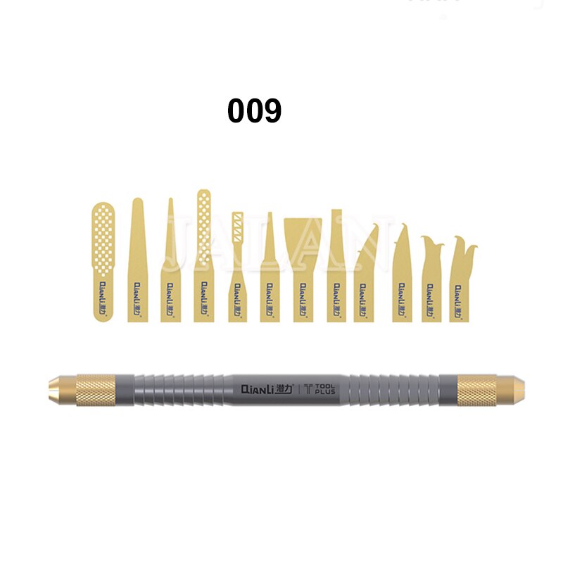 Tool TOOLPLUS QIANLI CPU Glue Remover Blade Manual Sanding 007 Blade With Holder Formobile Phone Repair Not Damage Cpu: 009