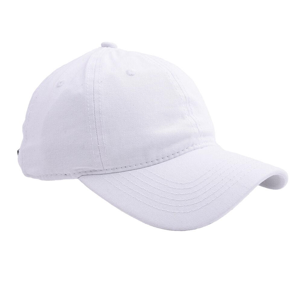 Gorra de béisbol ajustable para hombre y mujer, gorro Unisex de Color sólido con protección solar, Snapback, para primavera y verano