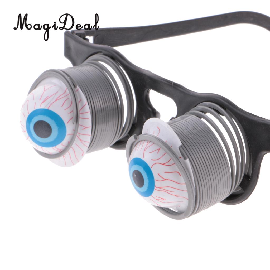 MagiDeal Pop Out Eyes Glasses Droopy Eyes Spring Glasses Halloween Costume Party Joke