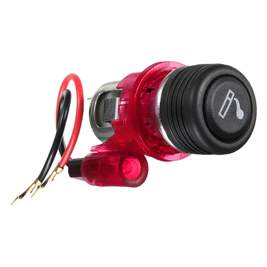 Sigarettenaansteker, auto, marine, motorfiets, atv, camper, sigarettenaansteker, stopcontact, 12v ,  rode
