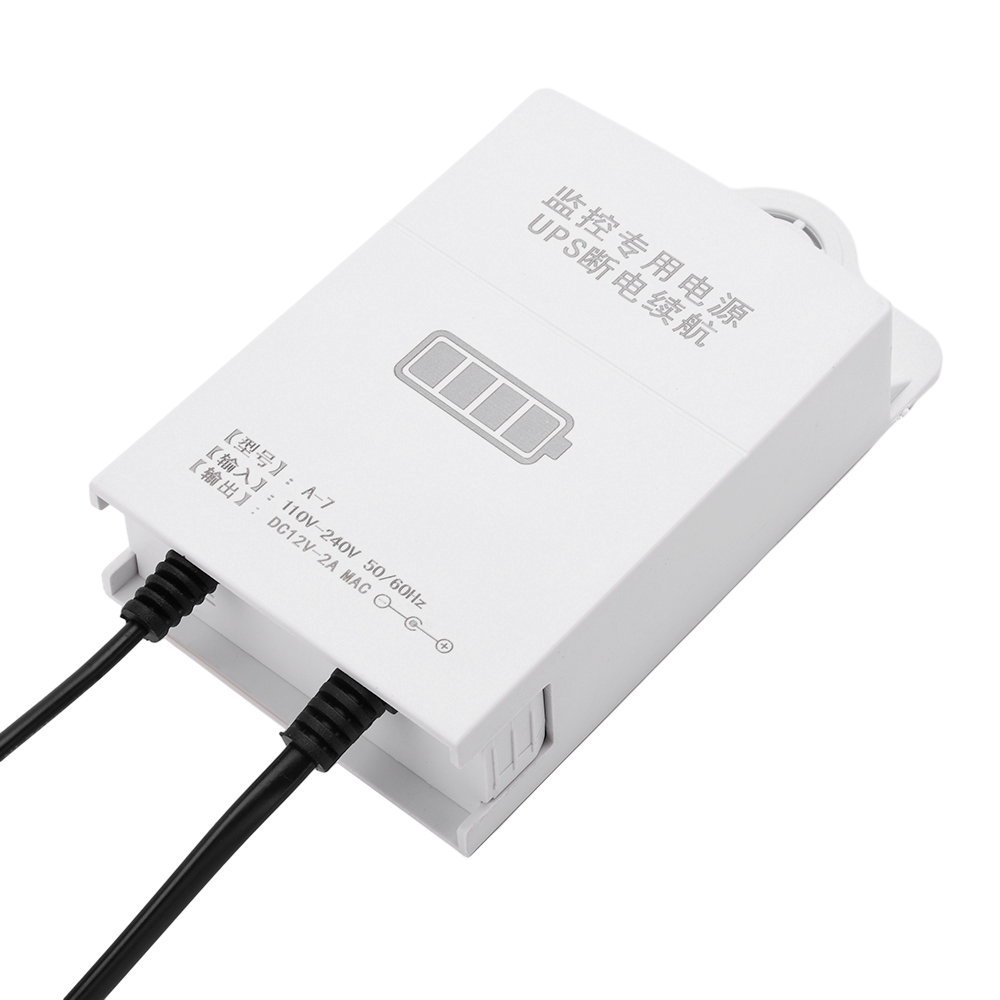 AC110V 220V Uninterruptible Power Supply 1800mAh DC 12V Output Emergency Power Supply for Router Surveillance Equipment