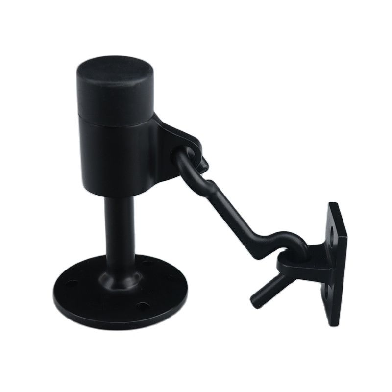 Heavy Duty Door Stopper with Hook, Door Holder Stop with Sound Dampening Rubber Bumper Wall Mounted Door Floor Stop Holder