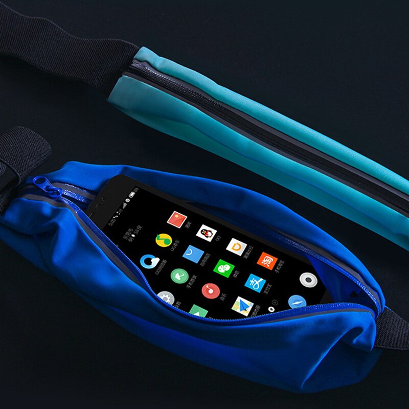 Reizen Multifunctionele Sport Pocket Mini Fanny Pack Voor Mannen Vrouwen Draagbare Handig Taille Waterdichte Telefoon Riem Tas