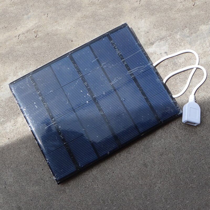 3.5w solcellsladdare för mobiltelefon/mobil powerbank laddare polykristallin solpanelladdare usb