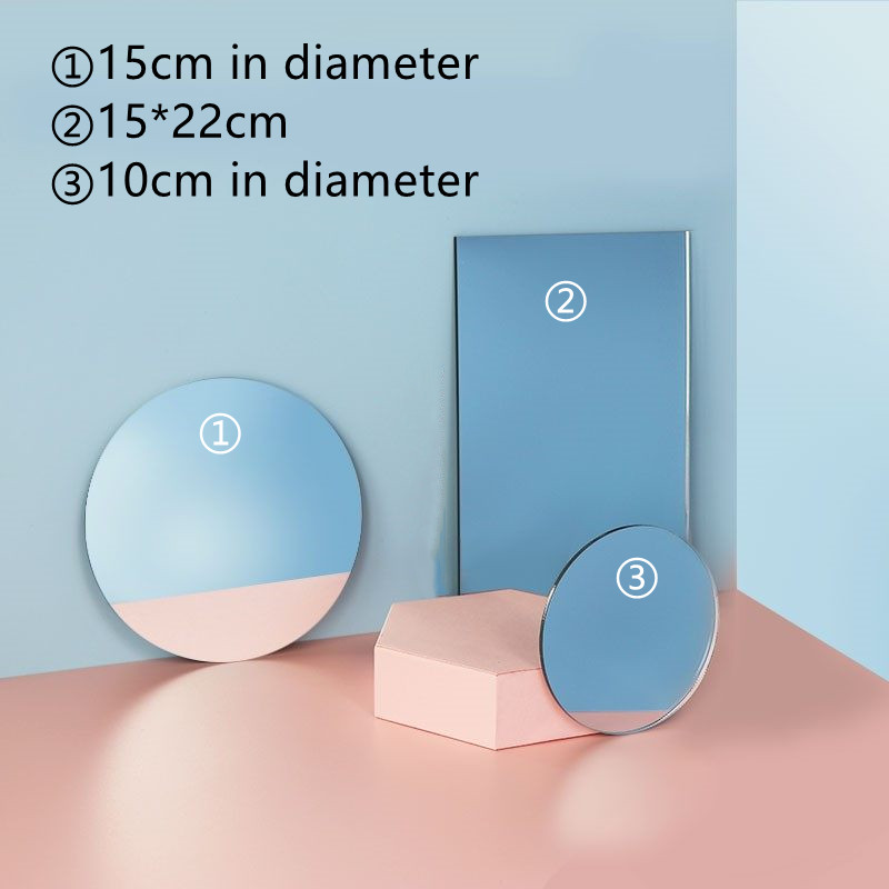 Acrylic Mirror Board Cosmetics Photography Backdrops Birthday Room Decoretiong Ornaments Photograthy Props for Photo Studio: 01