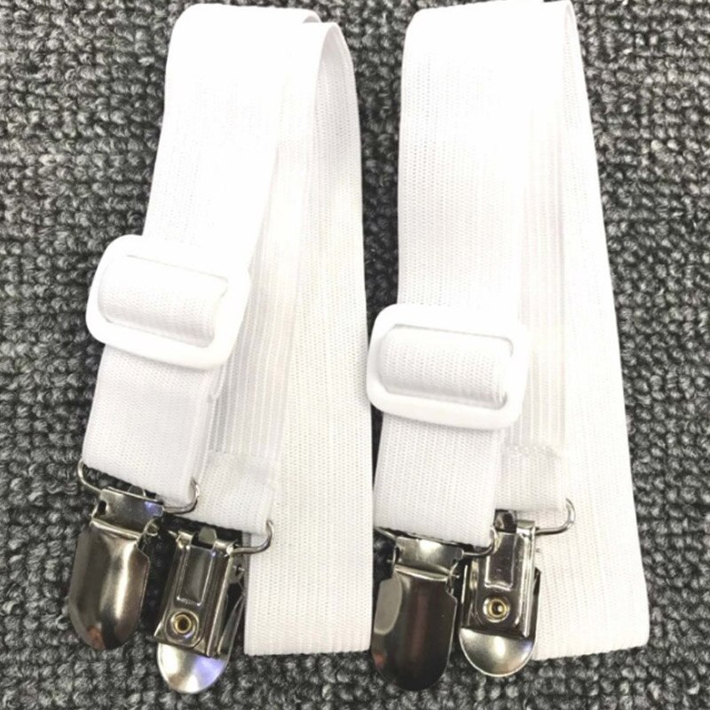 4 stk elastisk laken rustfritt stål festeklips laken klips madrasstrekk tepper holder hjemmetekstiler organisere