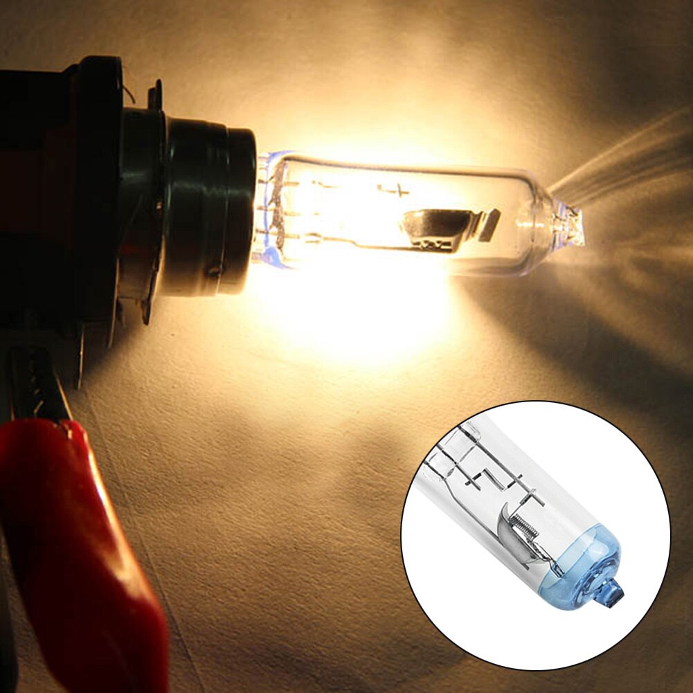 12V Halogen Bulbs 55W Transparent DRL H15 White 2pcs High brightness Replacement Parts Turn Signal