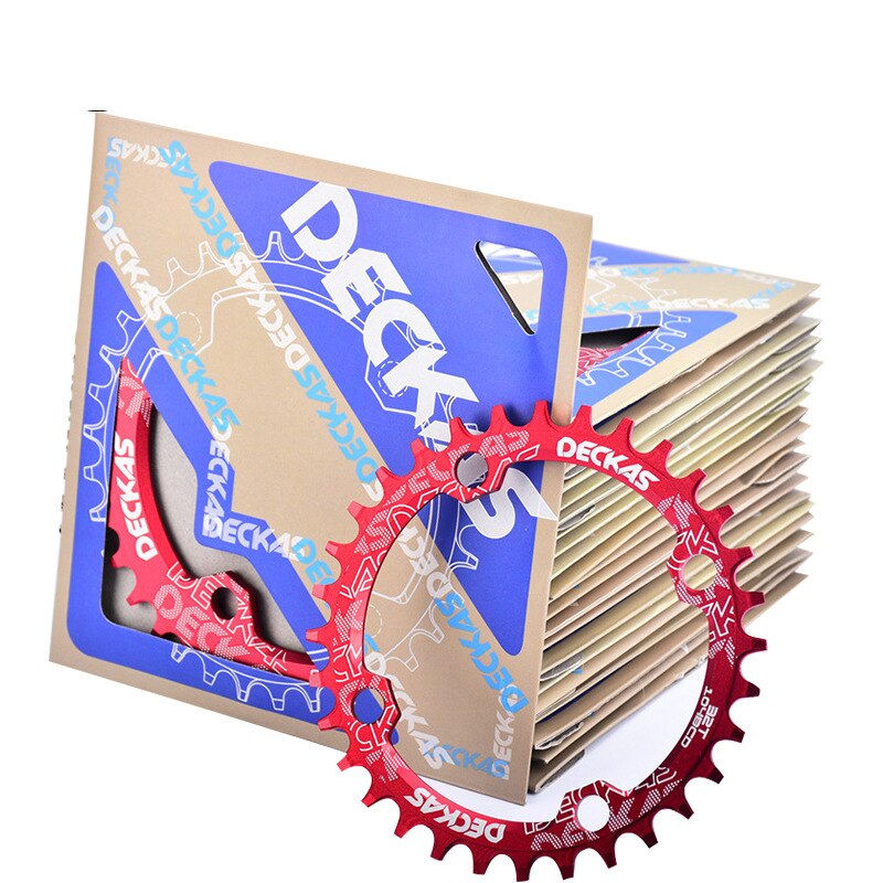 Deckas oval Narrow Wide Chain ring MTB Mountain bike bicycle 96 BCD 32T/34T/36T/38T crankset Tooth plate Parts Bike Accessories