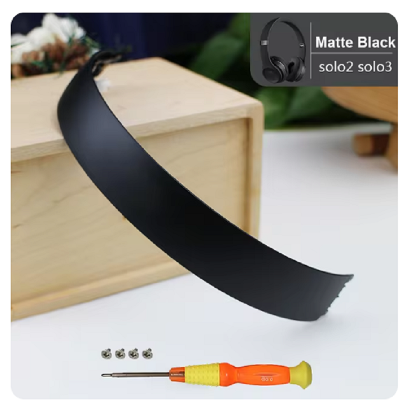 Original oben-Kunststoff-Kopfband für schlägt Solo3 Solo 3-Kopfhörer, Ersatz-Reparatur-Headset-Ersatzteile, gepaart mit Schrauben