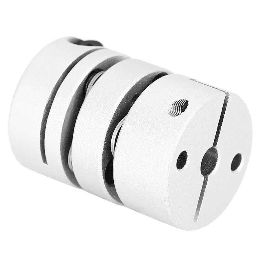 Double Diaphragm Torsion Coupling Aluminum Alloy Coupler Shaft Adapter for Motor Shaft Model Motor