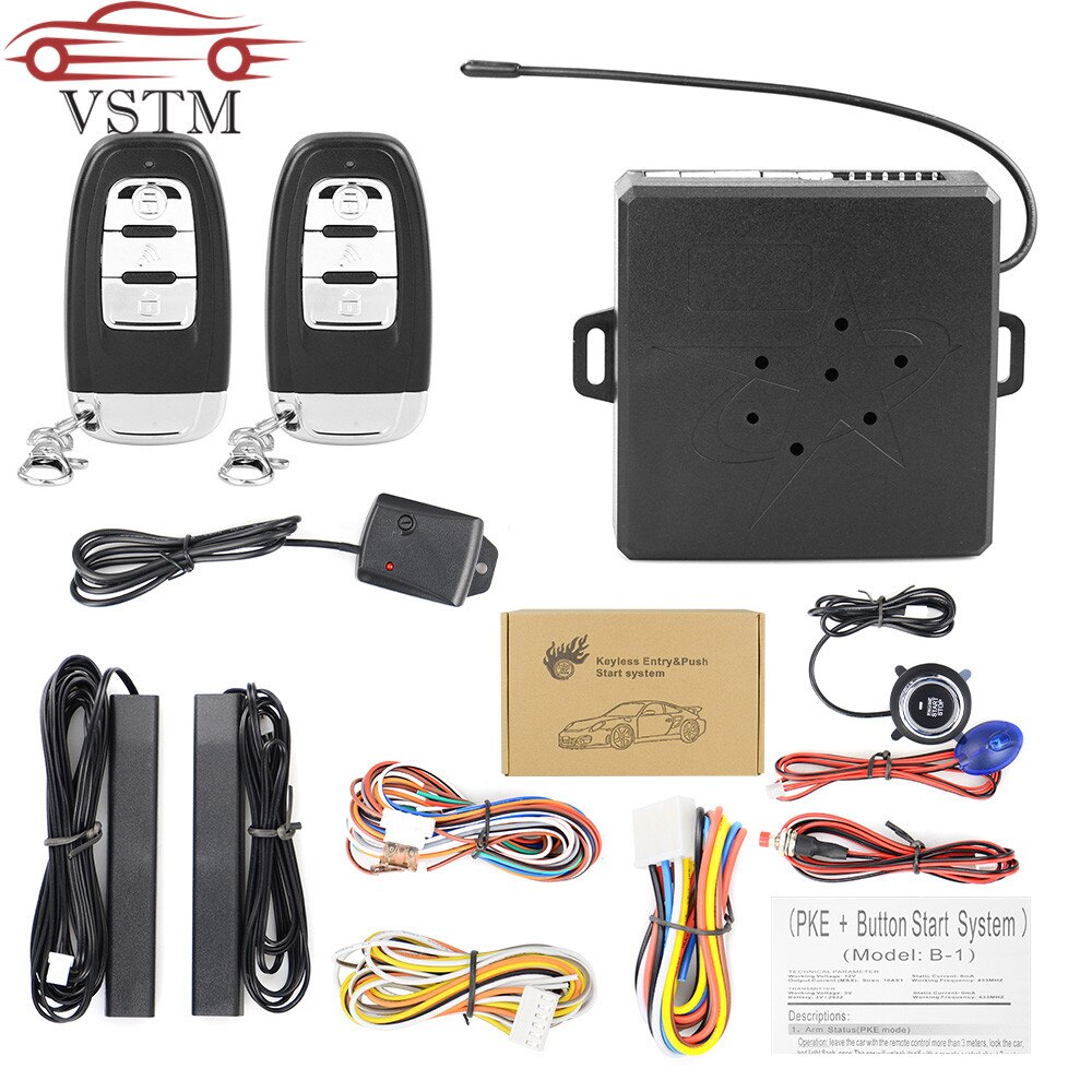 Autostart jeden początek zatrzymać przycisk silnika z zamek RFID dostęp bezkluczykowy rozrusznik silnika system alarmowy akcesoria samochodowe