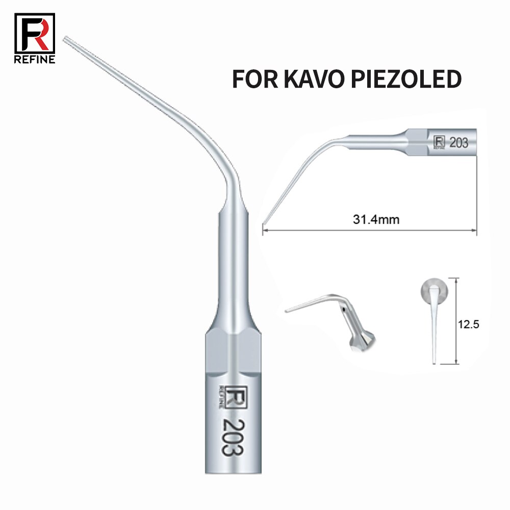 För kavo piezoled dental ultraljud scaler handpiece spets skalningsspetsar 201 202 203 ta bort supragingivala tänder rengöra hälsa