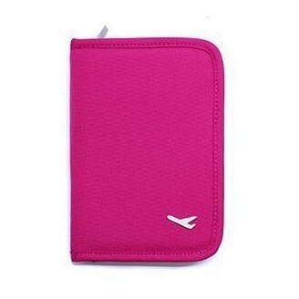 Pretty Travel Passport Holder Bag PU Leather Credit Card Case Purse Wallet Organizer Shíyòng de 3/5000 Useful: Hot Pink