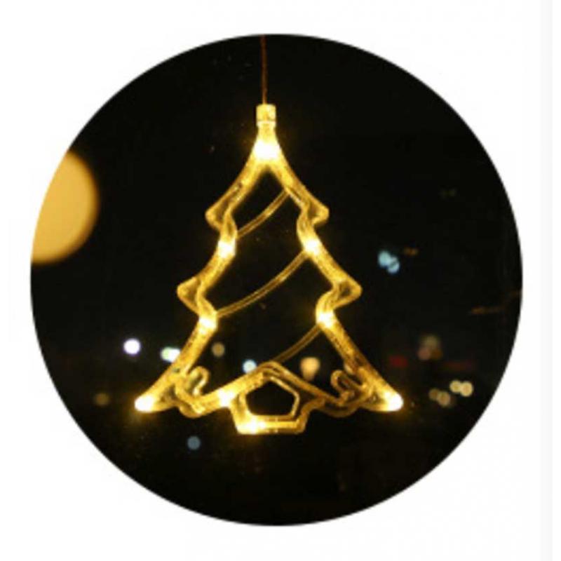 Christmas Decorations Storefront Window Lights Stars Moon Glass Window Christmas Tree Pendants Christmas Decoration: 5uff1a20x16cm