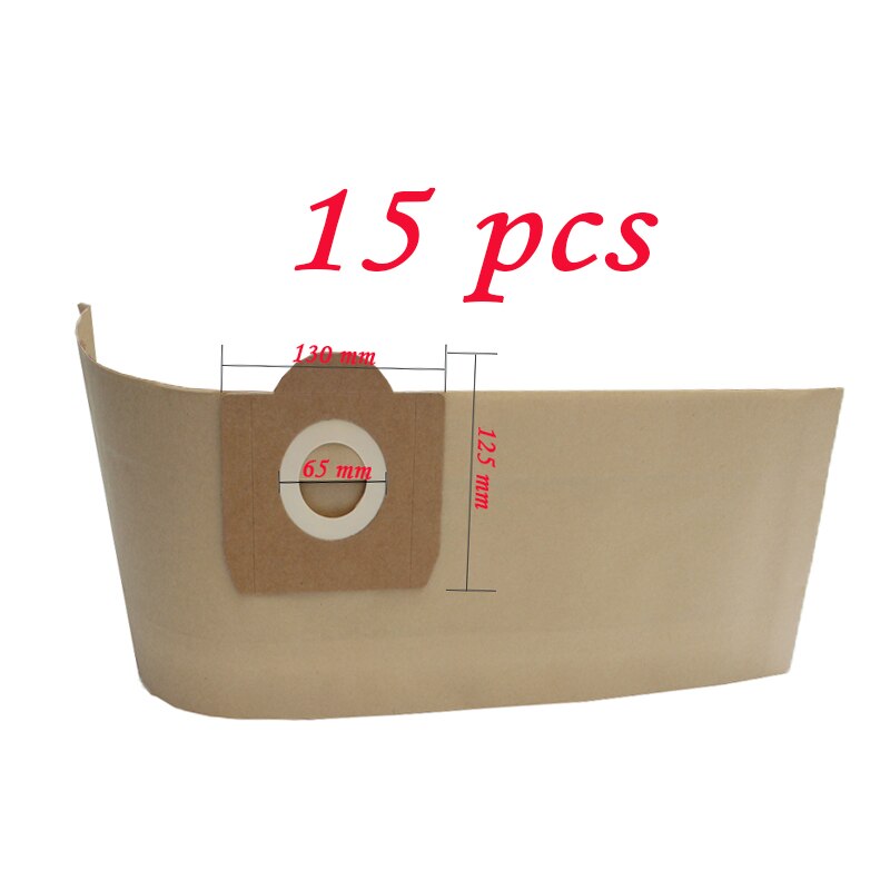 Filtre pour aspirateur Karcher MV3 WD3 WD3200 WD3300 A2204 A2656, sacs en papier pour aspirateur Rowenta RB88 RU100 RU101: 15pcs