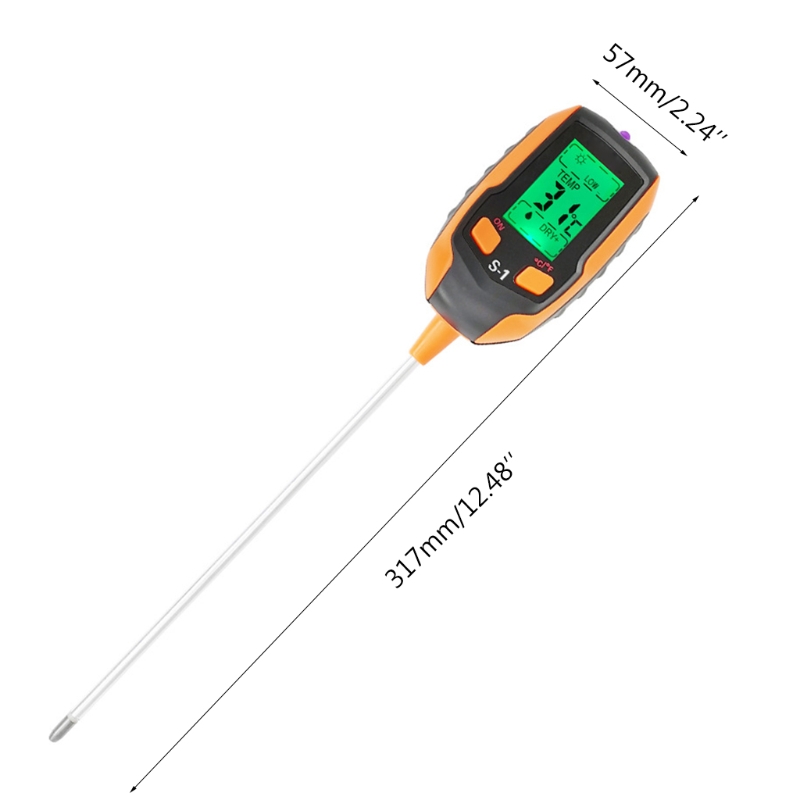 N0HB Ph Meter Bodem Tester Vocht Hygrometer Licht Tester Digitale Plant Thermometer Test Testen Kits Pak Potplanten