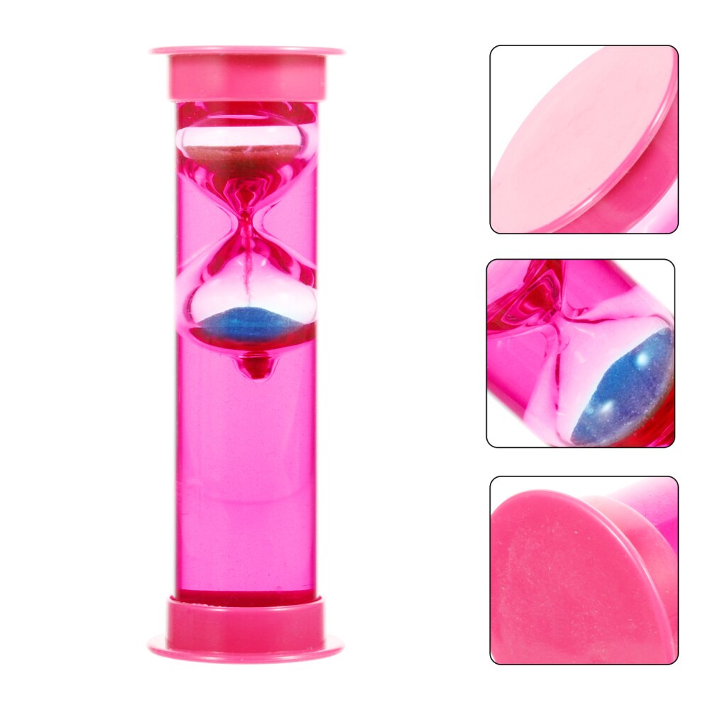 Hourglass Sand Glass Timer Artware Household Decorative Hourglass: Pink