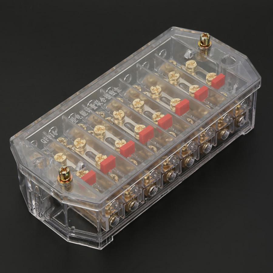 QFJ6/HYL Three Phase 4-Wire Household Meter Terminal Row Electrical Enclosure Junction Box