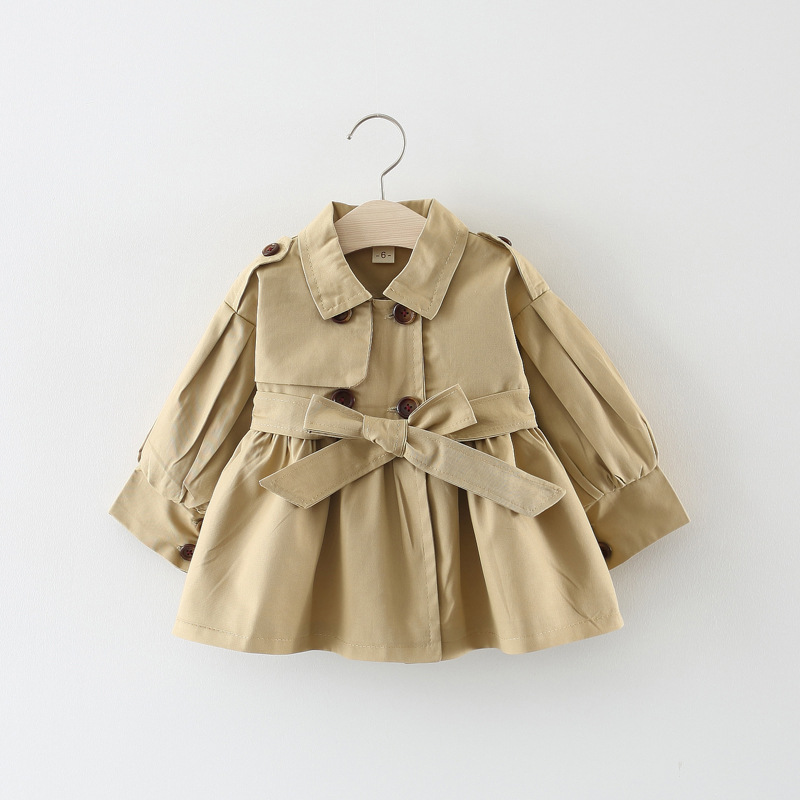 Anorak de primavera para niños, gabardina rosa para niñas, Ropa para Niñas, gabardina, abrigo de manga larga para niñas pequeñas