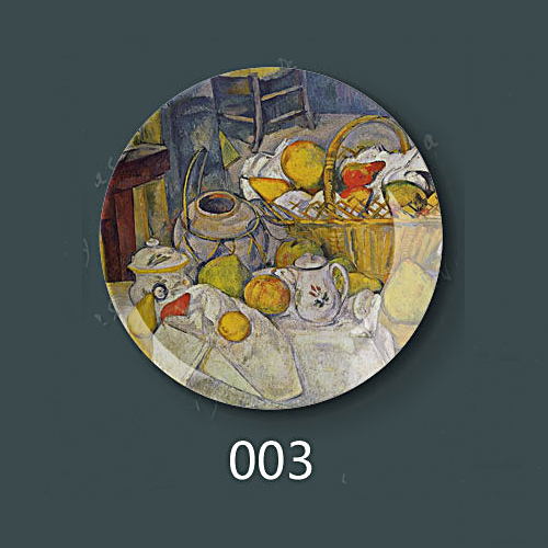 8 "Inch 20.5Cm Diameter Paul Cezanne Schilderen Porselein Decoratieve Thuis Hal Muur Opknoping Plaat Arts Disc: 3