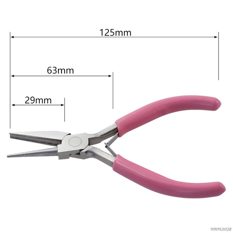 5Inch Round Concave Pliers Wire Looping Pliers Mini Precision Pliers Wire Bending Tools for DIY Jewelry Making Hobby