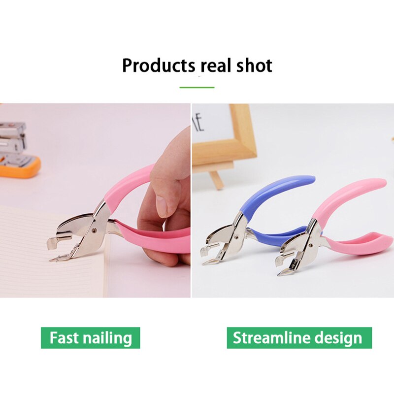 Handheld Staple Remover Lifter Opener Spring-loaded Staple Puller for Office School Home Use