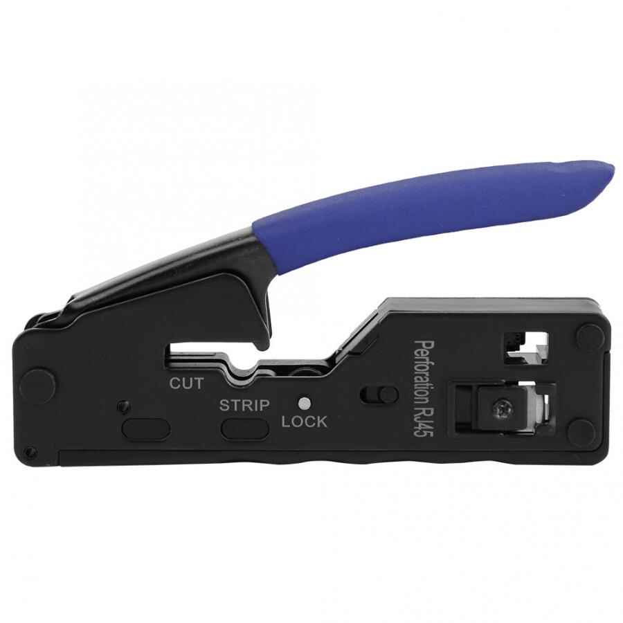 Network Crimper Cable Stripping Plier Network 6P8P Cable Crimping Tools for CAT-5 CAT-6 CAT-7 Wire Crimping