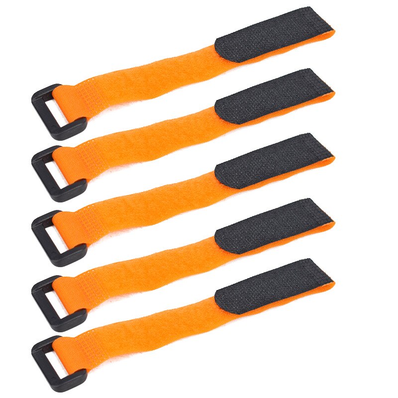 5pcs Bicycle Handlebar Strap Holder Cycling Flashlight Tie Rope Bandages Universal Nylon Sticky Tie Fixed Items Bike accessories: 20X200mm orange