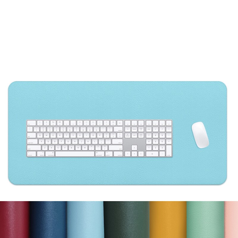 Mouse Pad Extra Large PU Leather Double-sided Anti-slip Writing Gaming Desk Mats Keyboard Mats Laptop Mouse Mat for Office Home