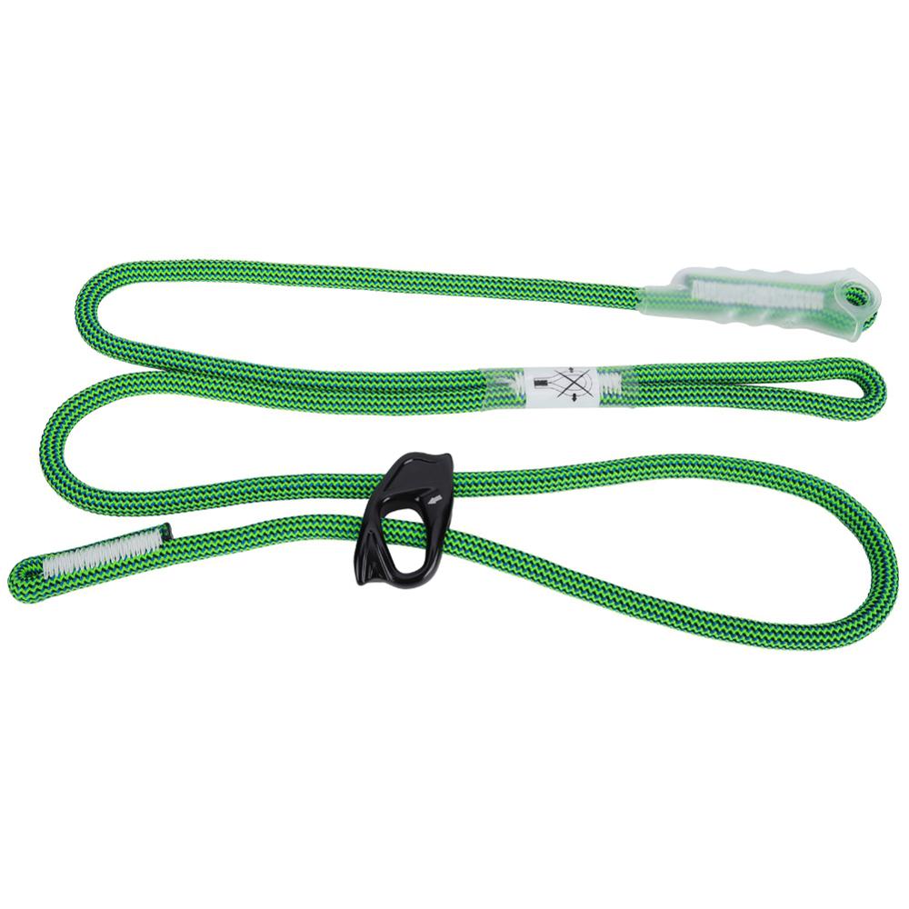 22KN Prusik Cord Loop Adjustable Climbing Single / Double End Cord Loop Tree Arborist Mountaineering Descending Equipment: TwoEnd Single Buckle