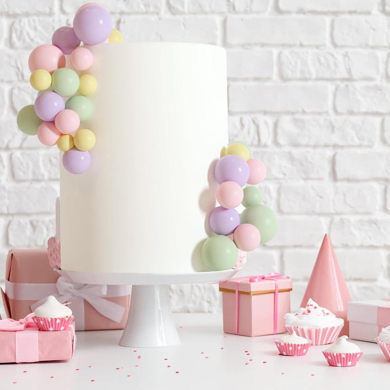 Décoration de gâteau boule d'or et d'argent, 20 pièces, décoration de gâteau joyeux anniversaire, drapeau de Cupcake, décor de boule de noël de mariage, décoration d'anniversaire