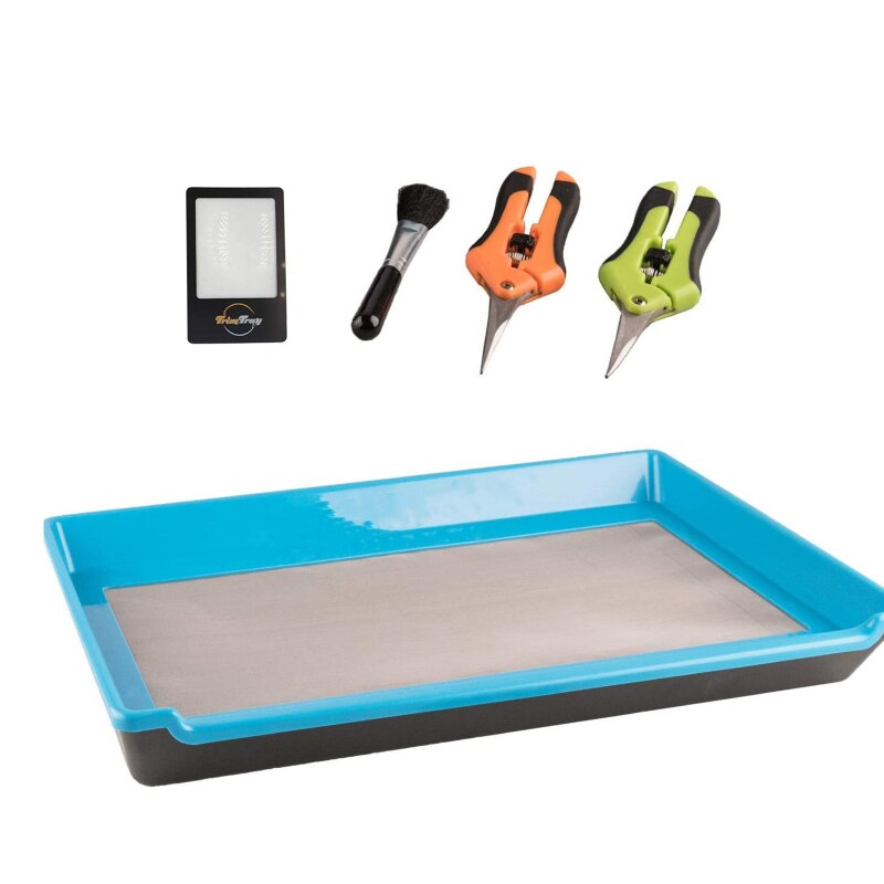 Bandeja embellecedora para cultivo de brotes y hierbas, Kit de herramientas de podar, bandeja de jardín, tamiz de polen, 150 micras: B