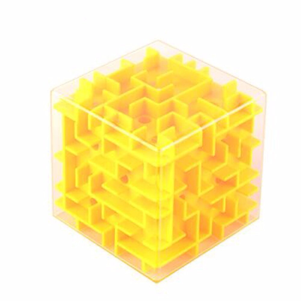 Divertente 3D Cubo Magico Labirinto Intelletto Puzzle Di Velocità della Palla Cubo Gioco Labirinto di Rotolamento Magico Equilibrio Mano Rompicapo Giocattoli di Apprendimento