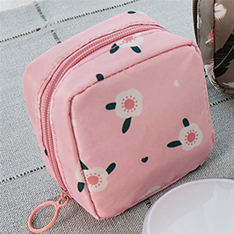 Vrouwen Cosmetische Tas Transparante Make-Up Tas Afdrukken Waterdichte Draagbare Multifunctionele Hoge Capaciteit Reistassen: flower