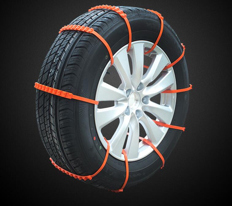 10 stk bil vinter skridsikre kæder til biler sne mudder hjul dæk fortykket dæk sene til 175-295 bredt dæk