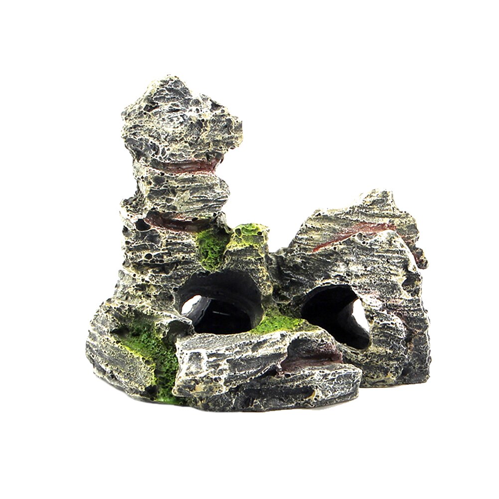 Aquarium landschap steen kunstmatige hars ornament berg grot aquarium decoratie accessoires