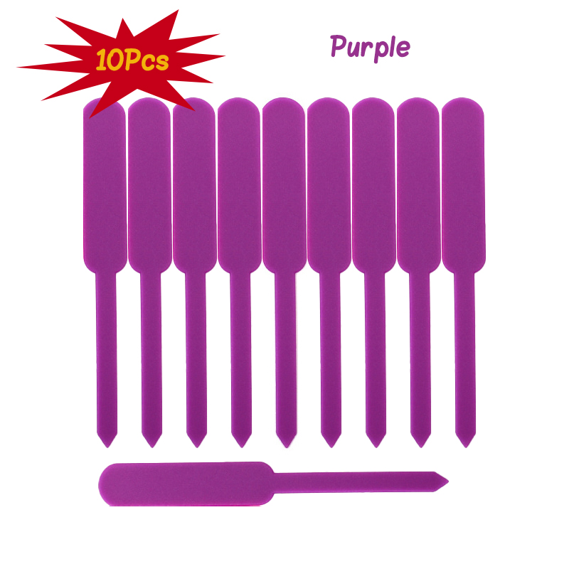 10 etichette da appendere per vivaio, etichette per vasi in plastica, etichette colorate per piante, marcatori impermeabili, piantine, piante in vaso, erbe aromatiche: Multi