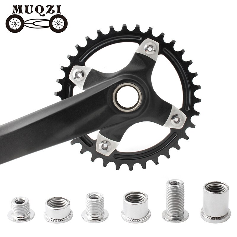 Muqzi 5 Paar Fiets Kettingwiel Schroeven Enkele Dubbele Drie Disc Crank Schroef Mtb Racefiets Crankstel Moer Kettingblad Bouten