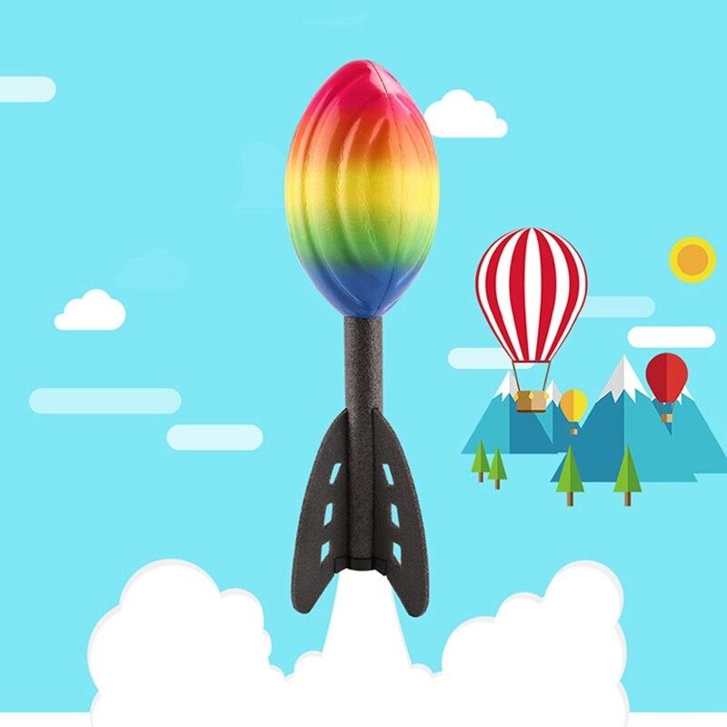 draussen freundlicher Werfen Raketen Squishy Rakete Hand Werfen Spielzeug Rakete PU Schaum Rakete Raketen Spielzeug Spiele für freundlicher