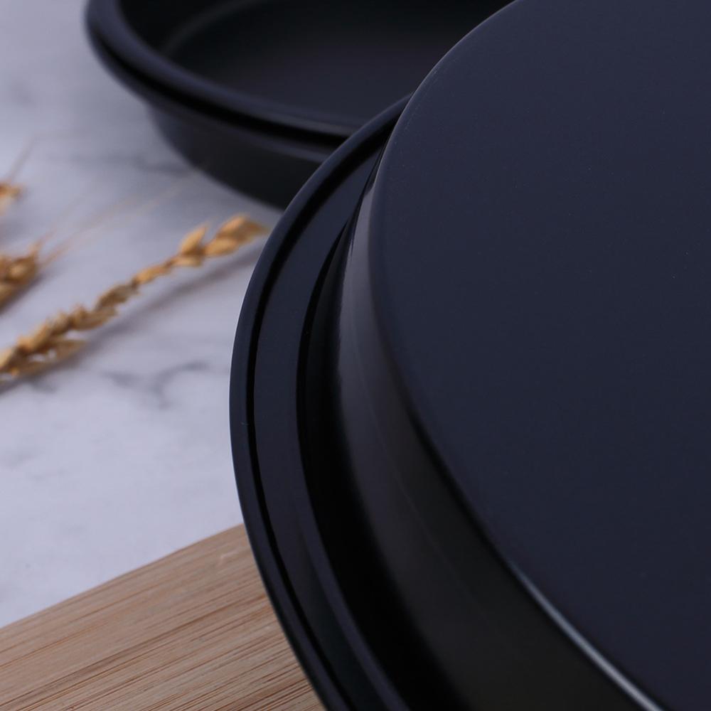 5/6/7/8/9/10 inch Pizza Pan Non-stick Round Shallow pie cake bread Baked Carbon Steel Baking dish Pan tray Pizza Tools