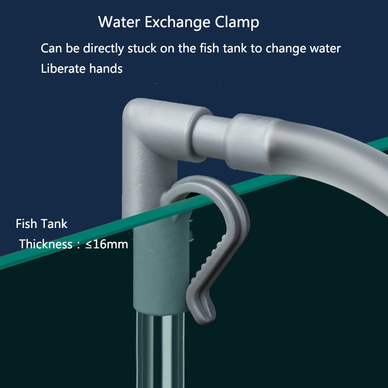 Changeur d'eau pour Aquarium, pompe à Air, outils de nettoyage, nettoyeur de gravier d'aquarium, pompe à Siphon sous vide avec buse de filtre